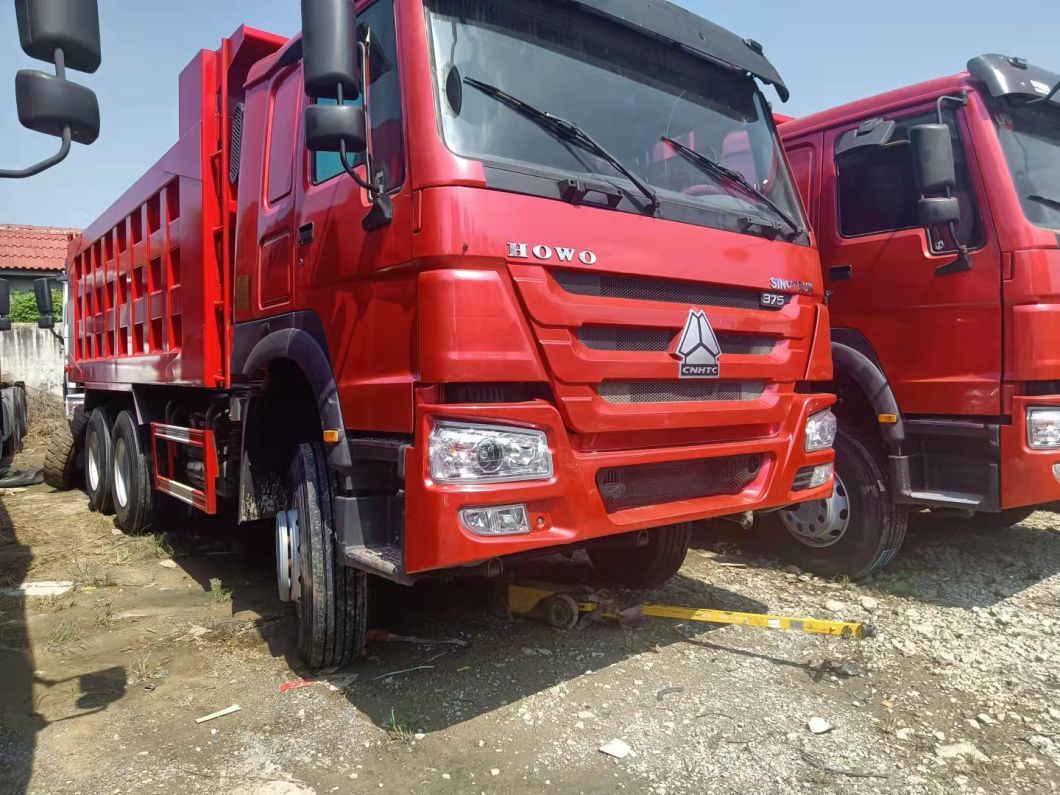 China Made Second-Hand Heavy Duty Sinotruk HOWO 336-380HP Dump Trucks for Sale