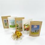 Kraft Paper MOPP VMPET Stand Up Bags 18x26cm