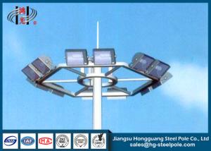 Quality Hot Roll Steel Polygonal Highway Lighting Pole Weather Resistance wholesale