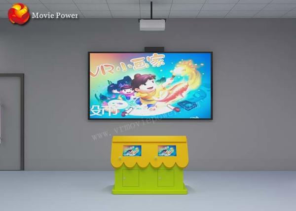 Cheap Interactive Projection System Children Painting Fish Game Simulator FRP + Steel Material for sale
