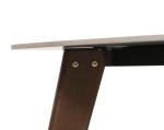 1600*850mm Modern Ceramic Top and Wooden leg of Kitchen Tables, Knock-Down,