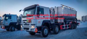 Quality Unique Cheap Price Safety reliability China Tread Bulk Trucks 15/20/25Ton Heavy Ammonium oil explosive Emulsion ANFO Truck MMU MEMU For Mongolia DR wholesale