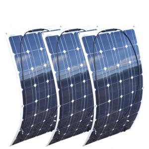 China 100W Monocrystalline Solar Panel Flexible  Pv Panels Temperature Resistance on sale