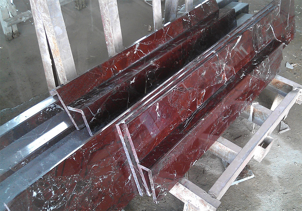 Natural Countertop 96"x 26" 30mm Rosso Levanto Marble Slab