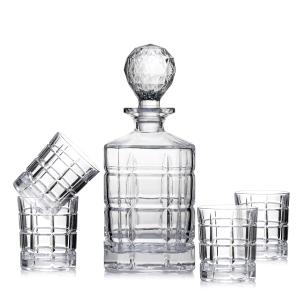 Quality Fashionbale 840ml Whiskey Decanter And Glass With 260ml Cups wholesale