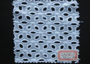 Quality Embroidered Eyelet Lace Trim For Wedding Dress , Stretchable Eco Friendly CY-CX0104-1 wholesale