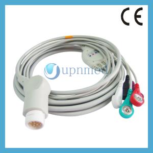 Quality M1986A Philips one piece ECG cable with leadwires 12pin wholesale