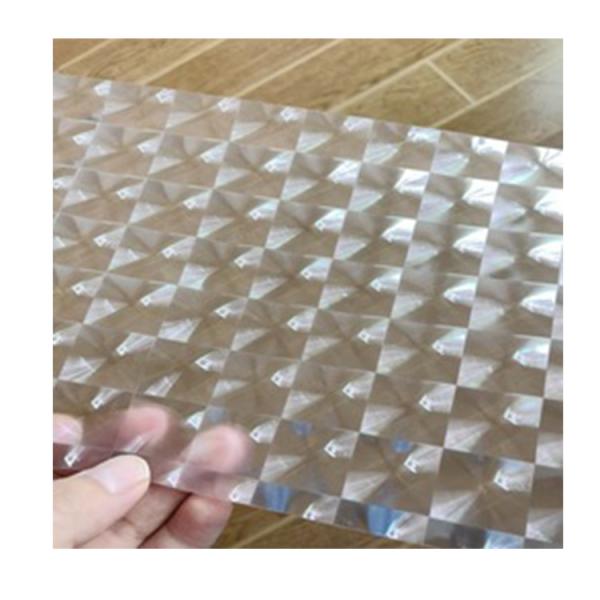 Blow Molding Processing Type Laser 3D Holographic Vinyl Film For Multi Lens
