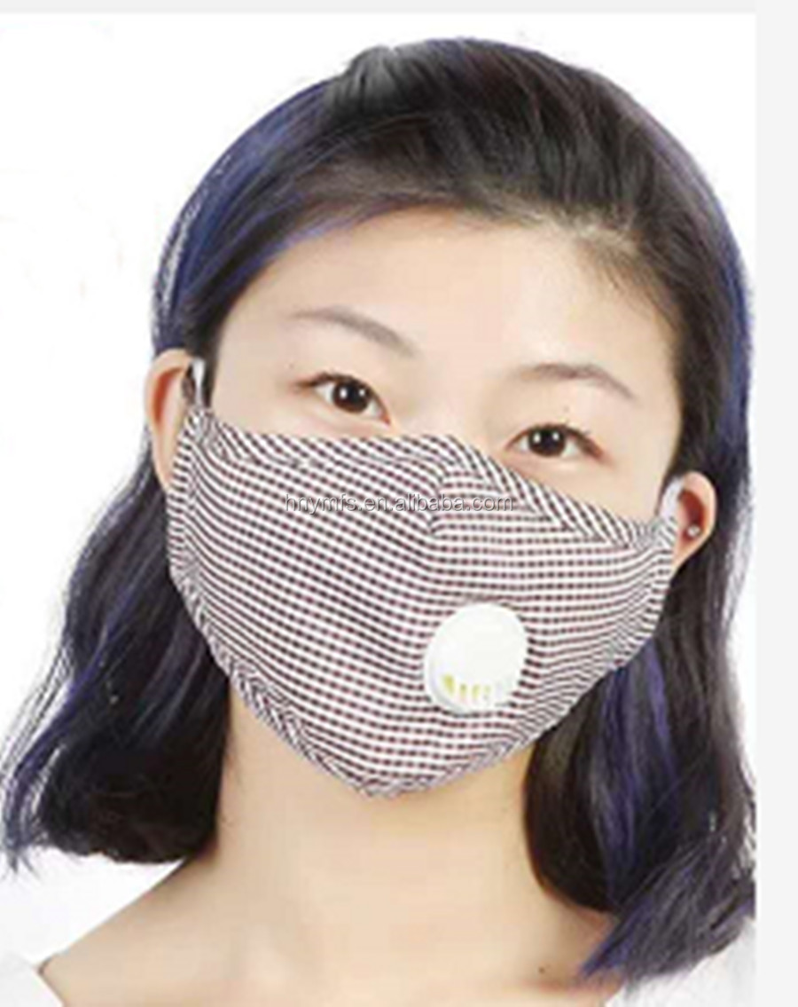 Woven Health Care Washable Face Mask With PM2.5 Protective Cushion