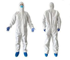 Quality One Piece Disposable Protective Suit Waterproof Virus Protection Xs - Xxl Size wholesale