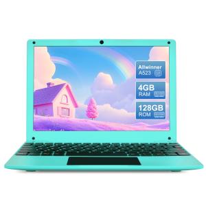 Quality 10.1 Inch Android 14 Laptop A523 CPU 4GB Ram 128GB ROM Kids Laptop wholesale