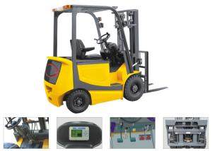 Quality Hydraulic Operating Four Wheel Electric Forklift 1760mm Turning Radius wholesale