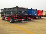 Light Utility Dump Truck For Myanmar 2 Axles 6 - 8 Tons Loading Capacity