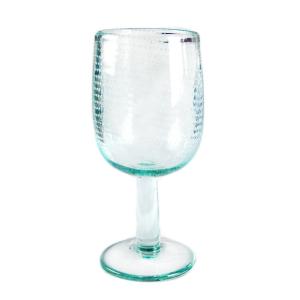 Quality Natural Color Thick Wall 11oz Vintage Crystal Goblets With Bubbles wholesale