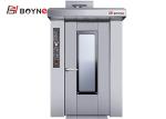 Stainless Steel Rotary Oven 16 Trays Electric For Bread Baking big yield and