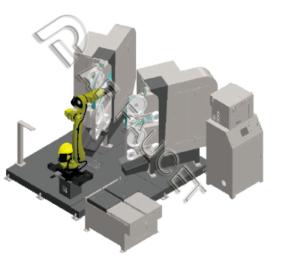 Quality RTAF-AG0204M- Robot Grinding Machine For Medium Size Sanitaryware Brass Headshower wholesale
