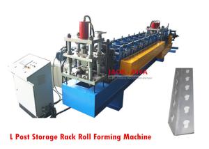 Quality L Post Storage Rack Roll Forming Machine wholesale