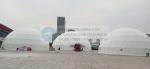Heat Proof Aluminium Event Dome Tent With Skylights 100km/H Windloads