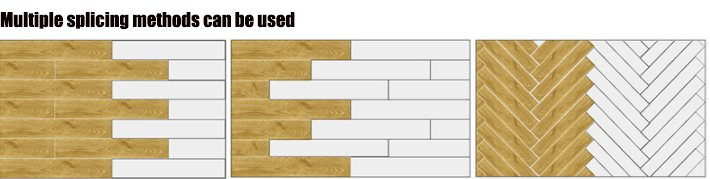 Anti Fire Click Lock PVC Flooring Eco Friendly Composite Parquet Flooring