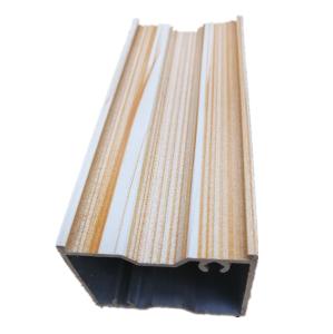 Quality 6063 T5 Shavings 3D Wood Finish Aluminium Profiles wholesale
