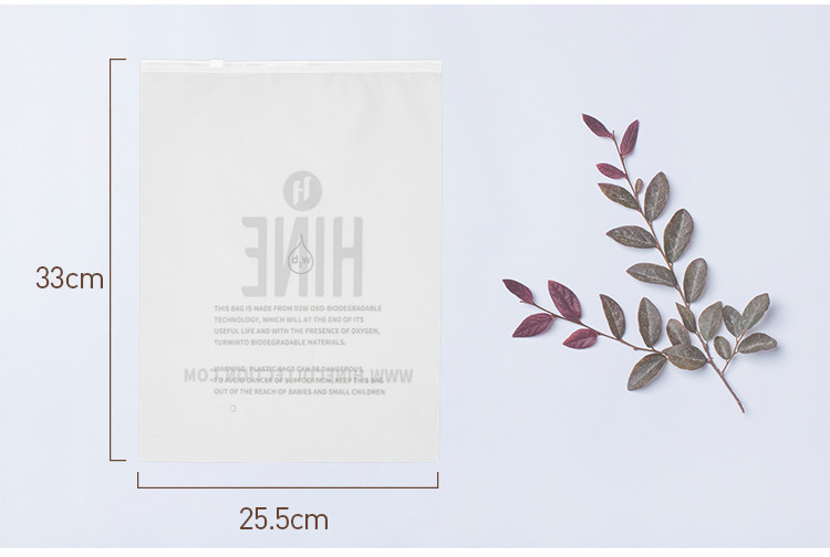 Reusable Zipper Bags In Customizable Colors Printed Transparent Frosted Bag
