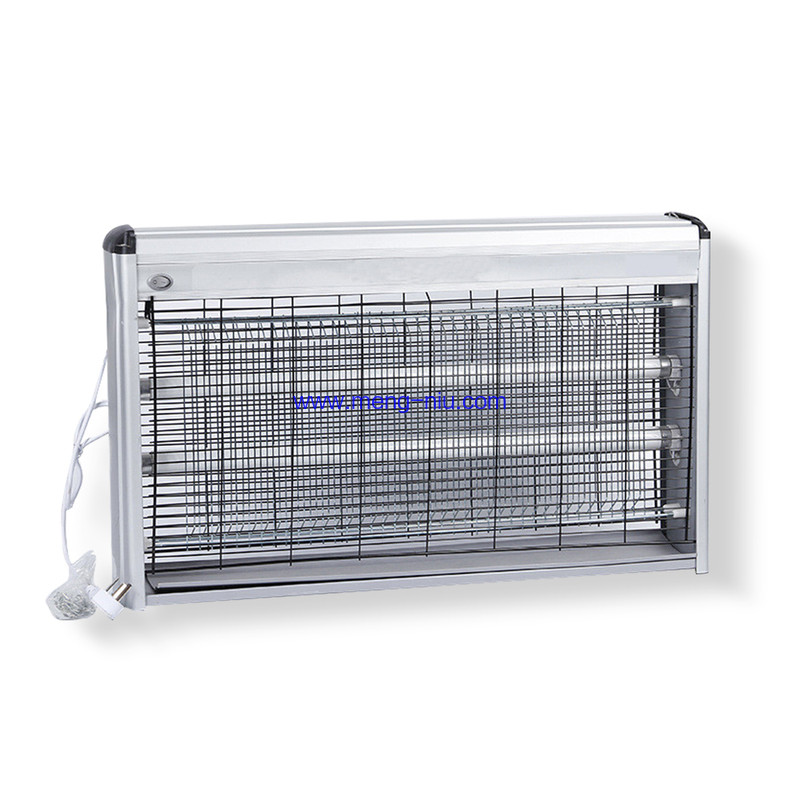 Indoor Pollution-free security Non-toxic anti mosquito lamp with Powerful 1900V Grid 40W Bulbs Alu. Frame