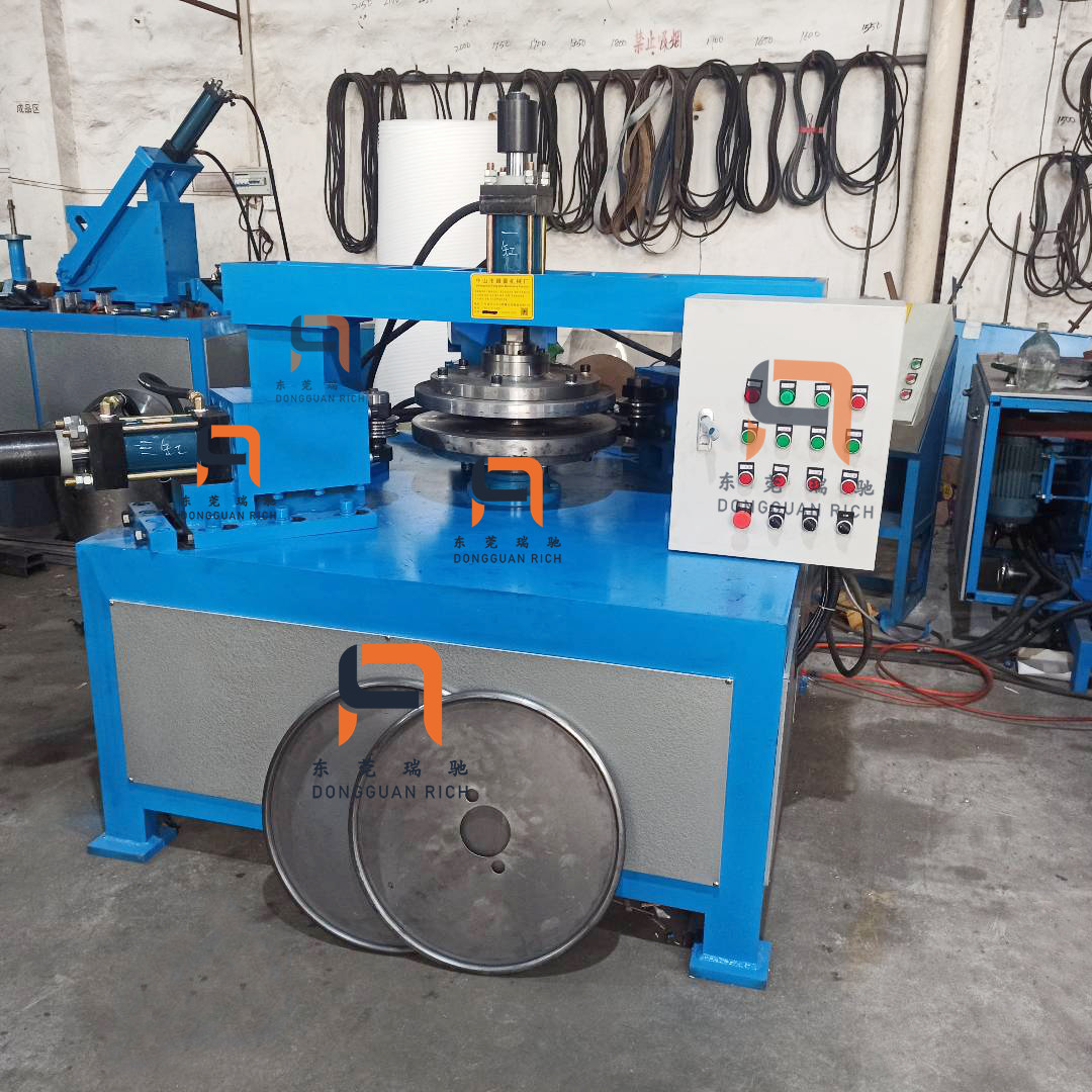Corrugated Bobbin Beading Cable Reel Machine , Reel Wire Crimping Machine