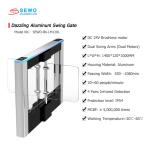 Government Facility Turnstile Gate Tamper-Proof Construction and Biometric