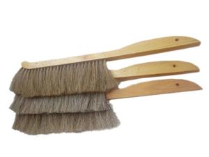 Quality Hot Selling Double Rows Horsehair Bee Brush Wooden Handle for Beekeepers wholesale