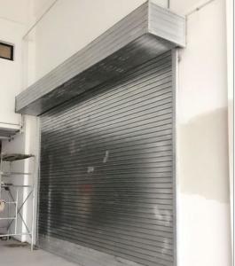 Quality Exterior 4 Hours Fire Rated Roller Shutter Door Metal 2m/min Industrial 380V wholesale