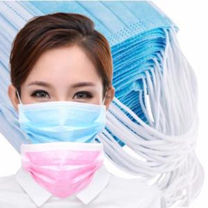 Quality Adult Disposable Breathing Mask , Eco Friendly 3 Ply Non Woven Fabric Face Mask wholesale