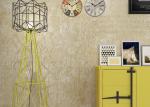 Washable Retro Vintage Wallcovering / Creamy White English Letter Wallpaper