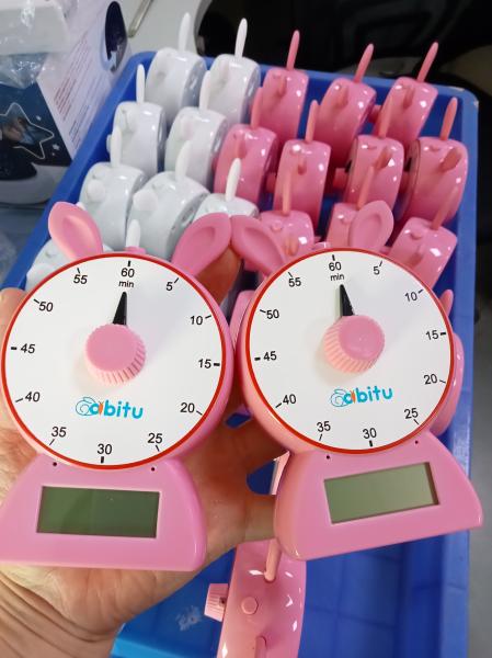 Cheap ABS 12speed rabbit digital count down timer for kids for sale