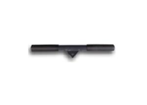 Quality 530*65mm Straight Lat Bar Black Color Solid Steel Construction For Gym Club wholesale