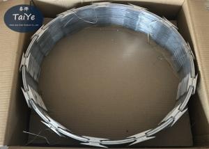 Quality Electric Galvanized Razor Ribbon Fencing For Industrial Wall Protection wholesale