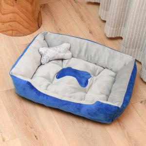 Quality Autumn Winter Plush Dog Kennel Polyester Warm Washable Pet Bed wholesale