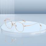 Geometric Round Full Rim Titanium Eyeglasses Prescription Trend