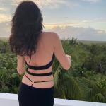Hanging Neck Hollow Slim Sleeveless Maxi Dresses For Women