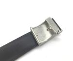 Automatic Buckle 3.5CM Croco Texture Mens Brown Belt