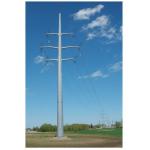JSHG Good Quality Of Polygonal 30ft 35ft Outdoor Galvanized Steel Poles For Sale