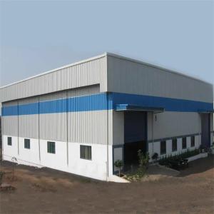 China Customizable Metal Building Workshop With Aluminum Alloy Window on sale