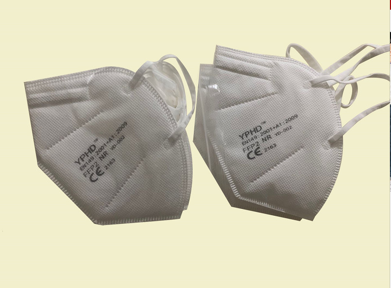 Comfortable Wearing Kn95 Dust Mask , Isolation Face Masks Collapsible