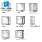 Hollow / Solid Special Glass , Crystal Tinted Glass Block for Building windows
