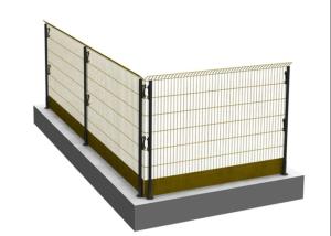 Quality Steel Mesh Painted Temporary Edge Protection Barriers Customizable wholesale