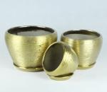 Durable And Versatile Ceramic Pots Glossy Finish For Living Room