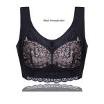 Anti Bacterial Big Cup Bra Seamless Soft M-5XL Women'S Boxer Brief Set
