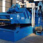 Multifunction Single Wheel Sand Washing Machine 40mm PU Dewater Screen