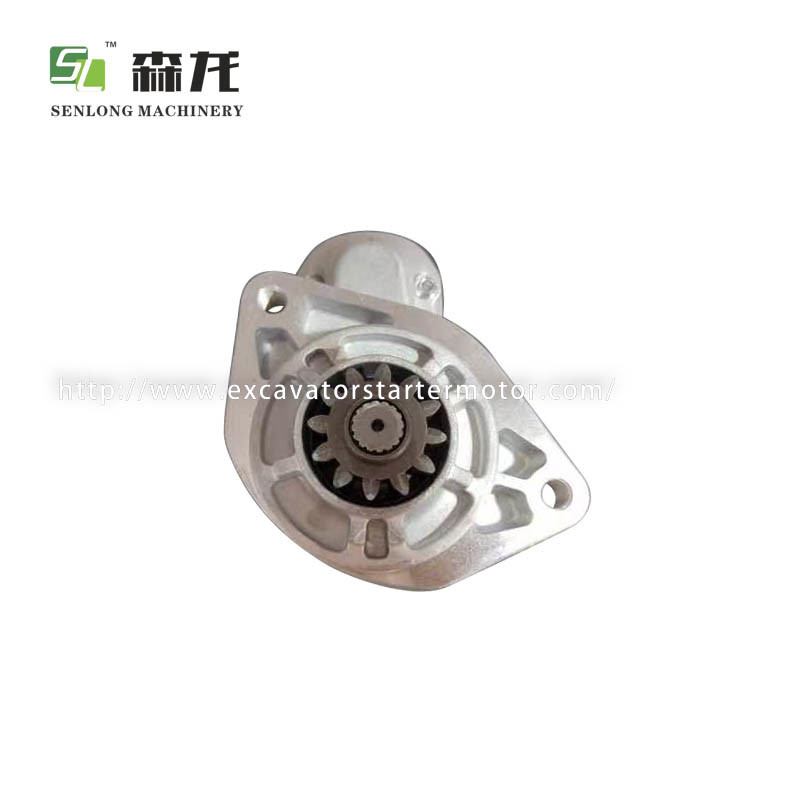 Excavator Starter Motor For Yanmar 12V 1.4KW 119798-77010