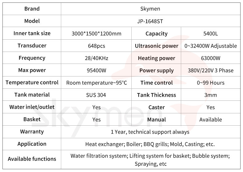 1700 Gallon 28KHz Ultrasonic Washing Machine For Coal Fired Boiler