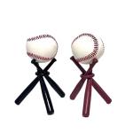 Factory Direct Wooden Crafts - Colorful Mini Baseball Bat with Display Stand and